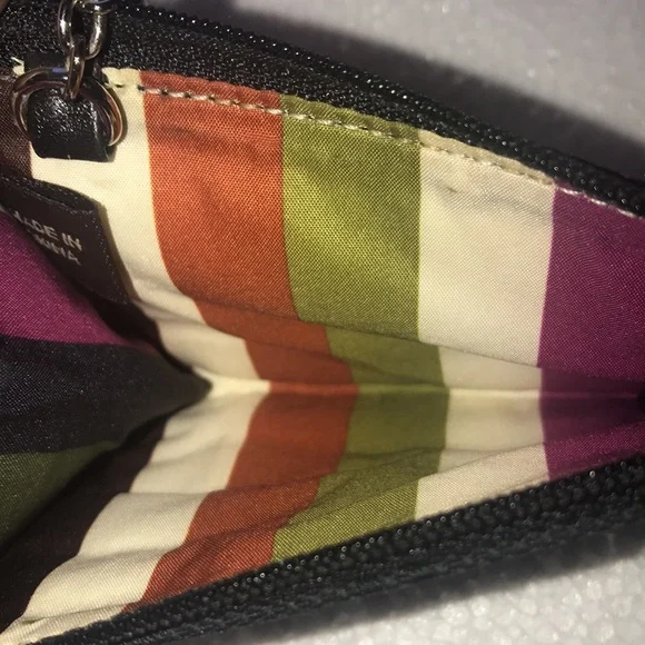 Coach Black and Silver card holder keychain - Picture 7 of 10